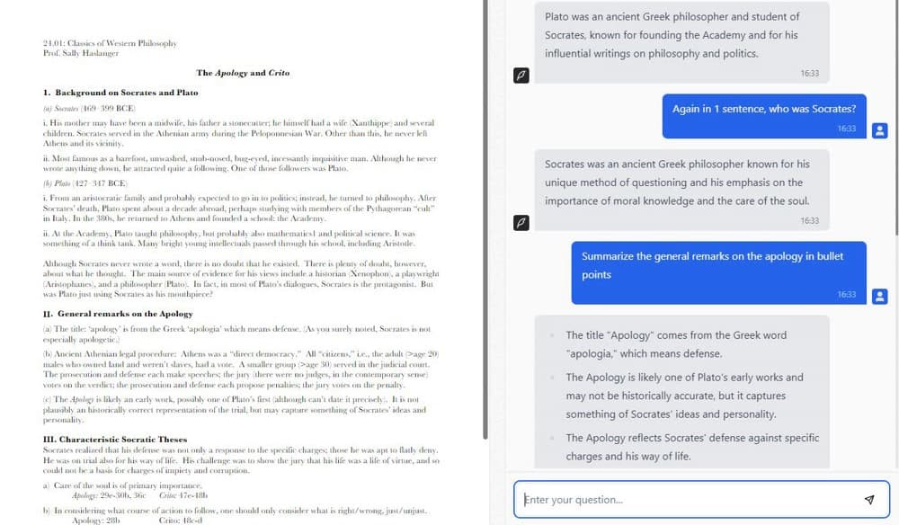 Talkie PDF - ChatPDF Web App